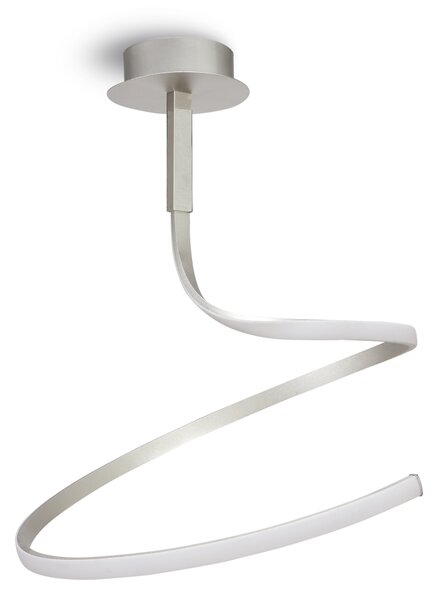 Mantra 4996 Nur, moderní svítidlo, 30W LED 3000K stmívatelné, stříbrná/chrom, prům. 52cm, výška 64cm