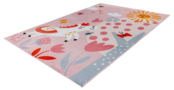 Obsession, Dětský kusový koberec Magic Kids ML 101 Flho, 115 x160, růžová, dětský pokoj