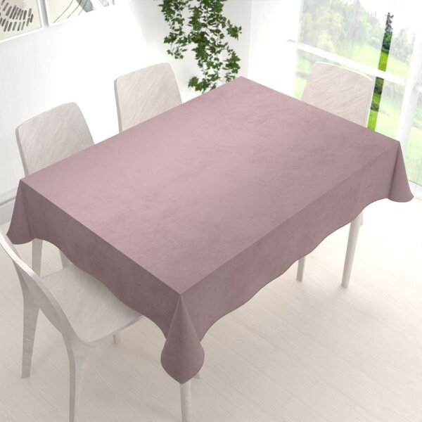 Biante Sametový obdélníkový ubrus Velvet Premium SVP-002 Starorůžový 60x100 cm