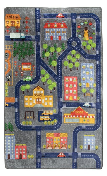 ASIR Koberec 140 x 190 MALÉ MĚSTO šedá