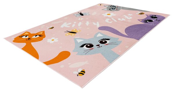 Obsession, Dětský kusový koberec Magic Kids ML 104 Kicl, 115 x160, růžová, dětský pokoj