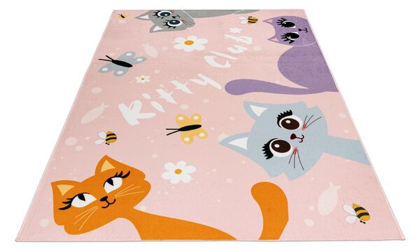 Obsession, Dětský kusový koberec Magic Kids ML 104 Kicl, 115 x160, růžová, dětský pokoj