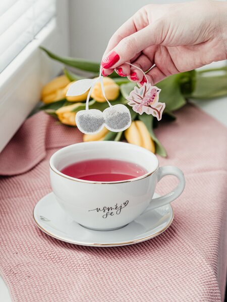 Porcelánový hrnek Usměj se 300 ml