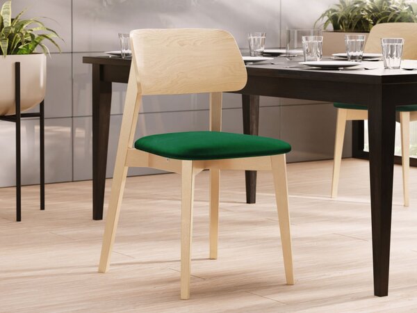 Čalouněná jídelní židle KT63, Potah: Magic Velvet 2217, Barva dřeva: czarny 5903211313226