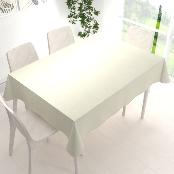 Biante Sametový obdélníkový ubrus Velvet Premium SVP-003 Smetanový 100x140 cm