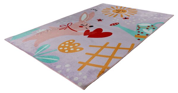 Obsession, Dětský kusový koberec Magic Kids ML 106 Lora, 115 x160, růžová, dětský pokoj