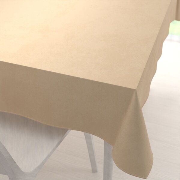 Biante Sametový obdélníkový ubrus Velvet Premium SVP-006 Pískově béžový 80x120 cm
