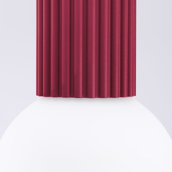 Sollux Lighting Halo stropní světlo 1x8 W bílá-vínová SL.1748