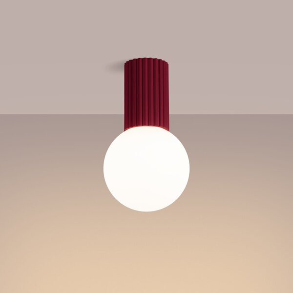 Sollux Lighting Halo stropní světlo 1x8 W bílá-vínová SL.1748