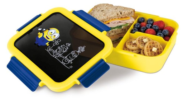 Box na potraviny 24 x 18 cm žluto-modrá kolekce MIMONI