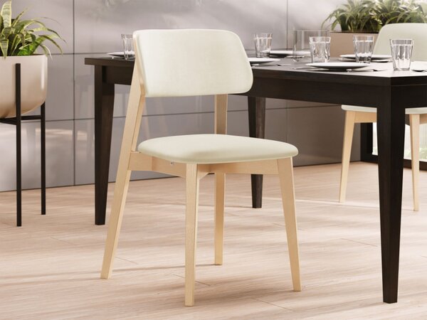 Čalouněná jídelní židle KT63/C, Potah: Magic Velvet 2250, Barva dřeva: buk 5903211313431