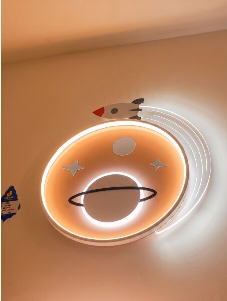Brilagi -LED Dětské stropní svítidlo STARSHIP LED/64W/230V 3000/4500K žlutá