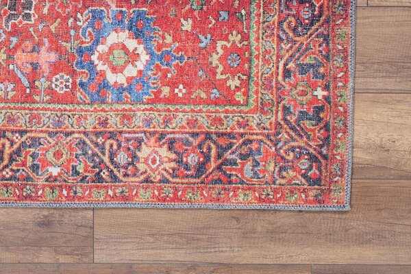 ASIR Koberec (75 x 150) RED AL červený, modrý