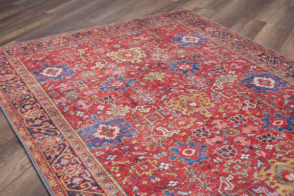 ASIR Koberec (75 x 150) RED AL červený, modrý