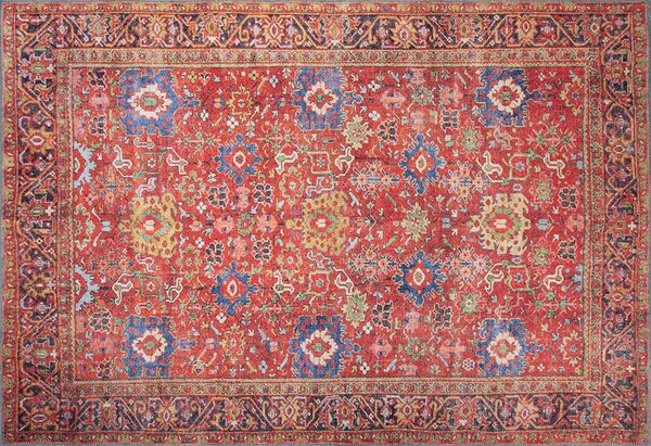 ASIR Koberec (75 x 150) RED AL červený, modrý