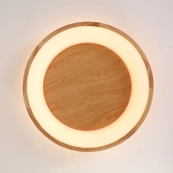 Brilagi-LED Strop. svítidlo FALCON WOOD LED/40W/230V 3000/4000/6000K 60 cm dřevo