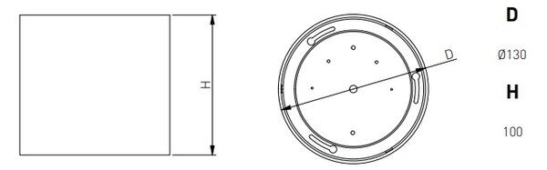 GTV Arcco stropní světlo 1x15 W bílá LD-ARC15W-NB
