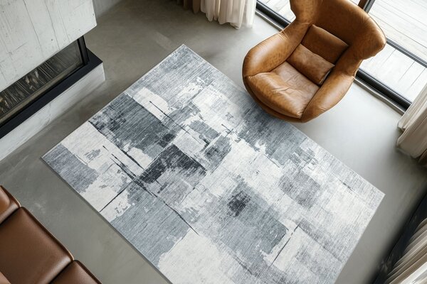 Obsession, Kusový koberec Posh 300 Grey, 80x150, šedá, chodba / předsíň