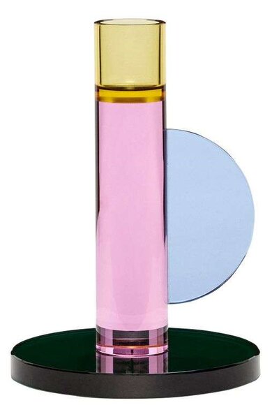 Hübsch - Astro Candlestick Pink - Lampemesteren