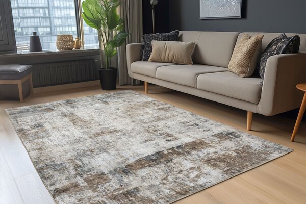 Obsession, Kusový koberec Posh 302 Taupe, 80x150, hnědá, chodba / předsíň