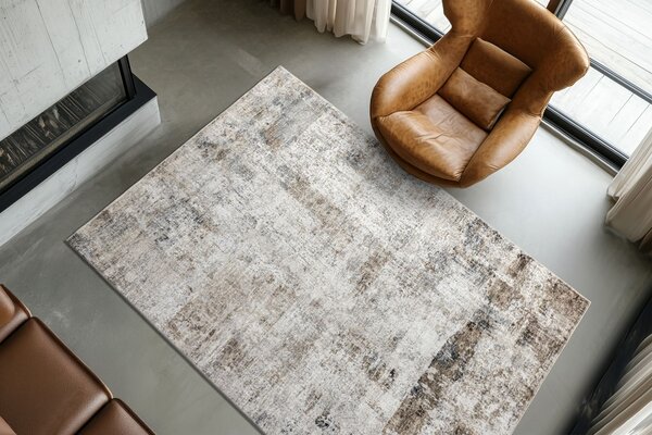 Obsession, Kusový koberec Posh 302 Taupe, 80x150, hnědá, chodba / předsíň