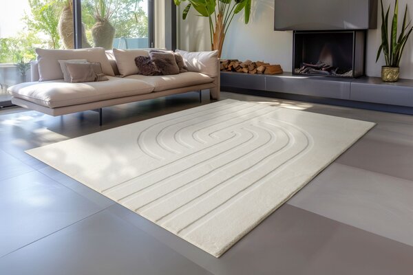 Obsession, Kusový koberec Zen Deluxe 700 Cream, 80x150, béžová, ložnice