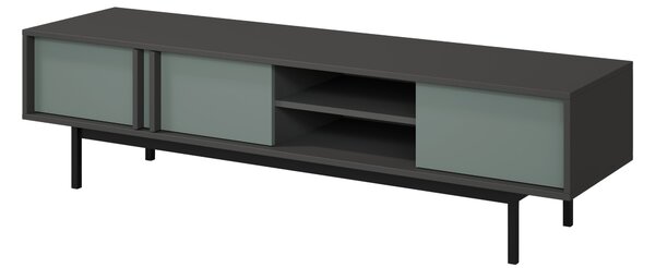 TV stolek/skříňka Alsento 9 (antracit + aloe). Akce -17%