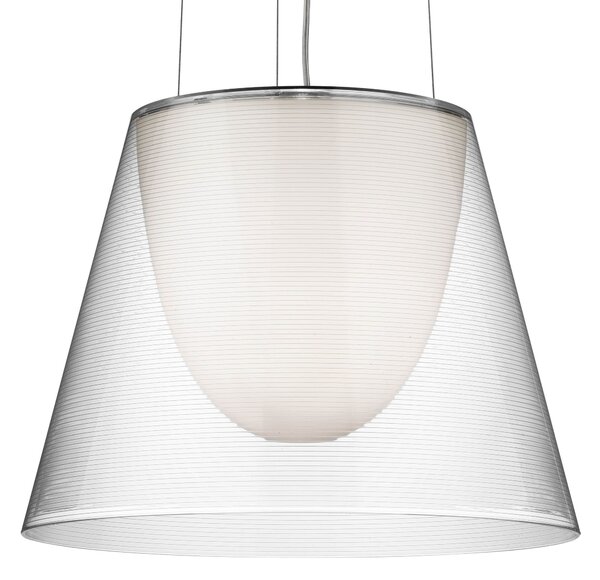 Flos F6257000A KTribe S2, designové závěsné svítidlo, 1x150W E27, čirá, prům. 39cm