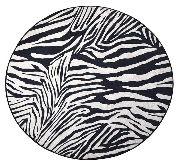ASIR Koberec (100 cm) ZEBRA černobílý