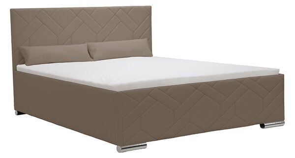 Čalouněná postel s úložným prostorem a matrací KRE 180 x 200 cm Černý