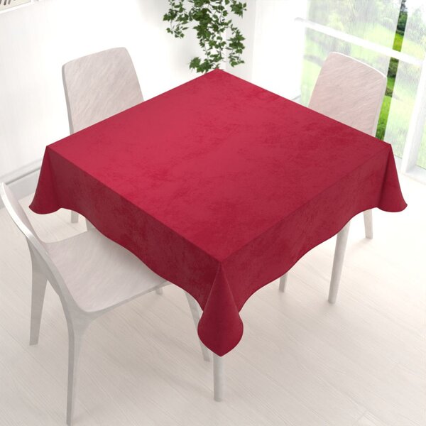 Biante Sametový čtvercový ubrus Velvet Premium SVP-007 Malinově červený 40x40 cm