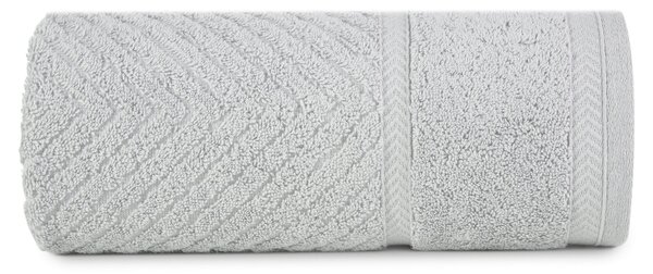 BAVLNĚNÝ RUČNÍK KALIA4 50X90 CM STŘÍBRNÁ