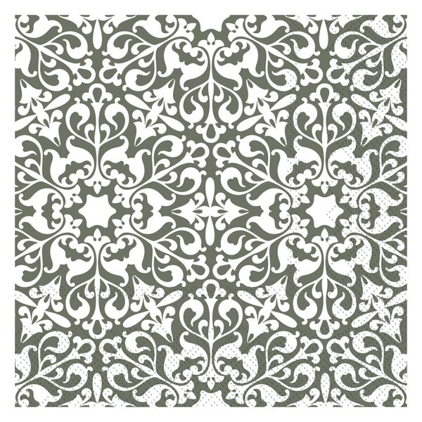 Papírové ubrousky Pattern Olive 20 ks