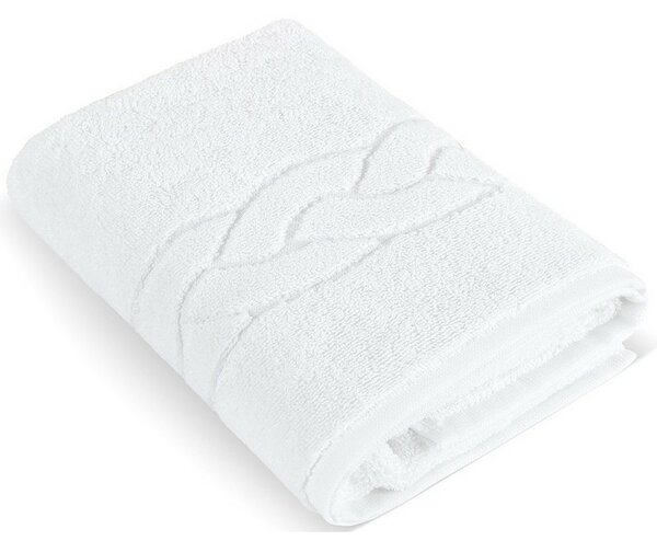 Bellatex Hotelový froté ručník 001 bílý 550 g, 50 x 100 cm