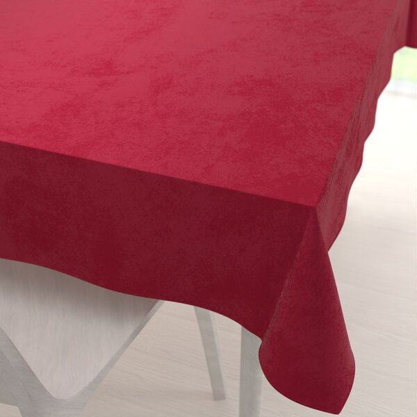 Biante Sametový obdélníkový ubrus Velvet Premium SVP-007 Malinově červený 50x100 cm