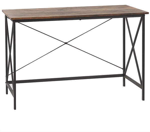 Pracovní stůl FUTON Tmavě hnědá 115 cm 60 cm