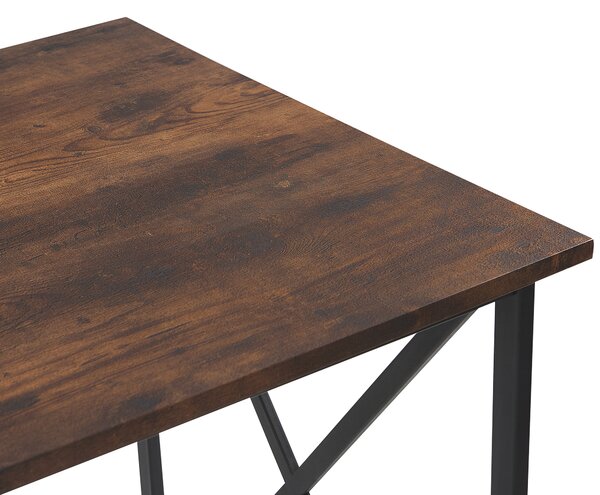 Pracovní stůl FUTON Tmavě hnědá 115 cm 60 cm