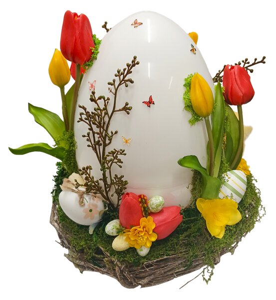 Mega kraslice s tulipány Mega kraslice s tulipány
