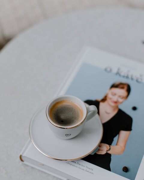 Šálek na espresso s podšálkem Srdíčko 90 ml, 0,09 l