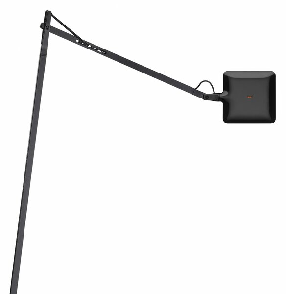 Flos F3305030 Kelvin LED Floor, černá stojací lampa pro čtení, 8W LED 3000K, 110+67cm