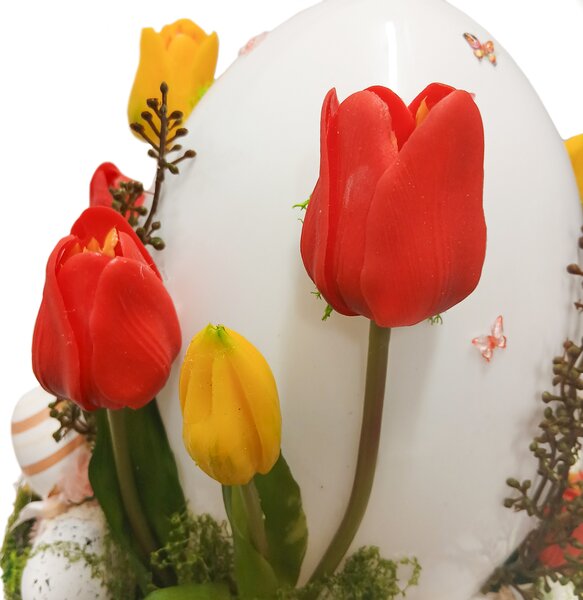 Mega kraslice s tulipány Mega kraslice s tulipány