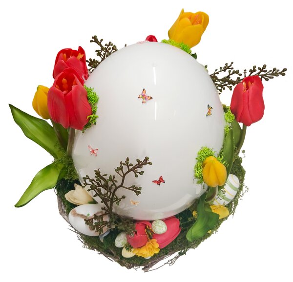 Mega kraslice s tulipány Mega kraslice s tulipány
