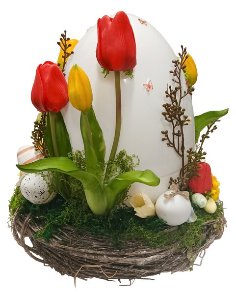 Mega kraslice s tulipány Mega kraslice s tulipány