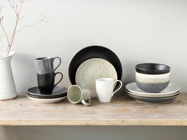 KOMBINOVANÁ SOUPRAVA, 16dílné, kamenina Creatable - Online Only nádobí, Online Only