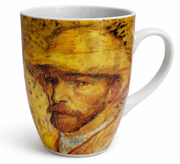 Karlovarský porcelán Hrnek Eva Van Gogh Slunečnice/autoportrét 320 ml