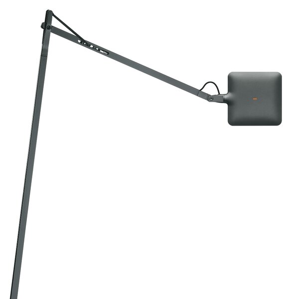 Flos F3305033 Kelvin LED Floor, antracitová stojací lampa pro čtení, 8W LED 3000K, 110+67cm