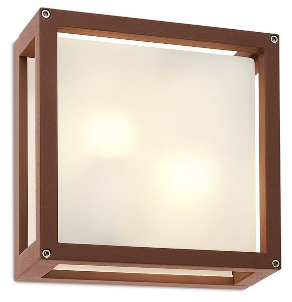 Redo 9893 BRICK GLASS nástěnné svítidlo E27 2 x 42W IP54