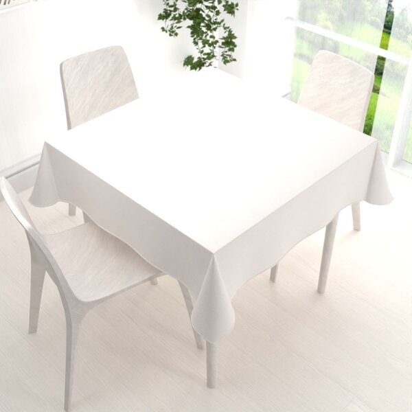Biante Sametový čtvercový ubrus Velvet Premium SVP-024 Krémově bílý 40x40 cm