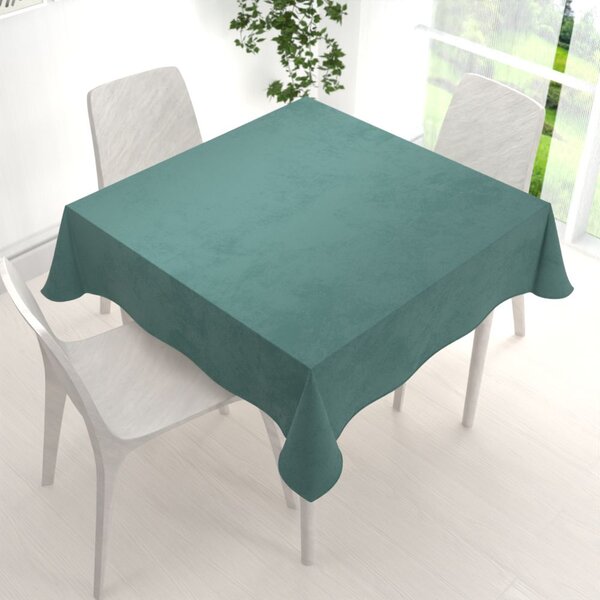 Biante Sametový čtvercový ubrus Velvet Premium SVP-022 Ledově zelený 40x40 cm