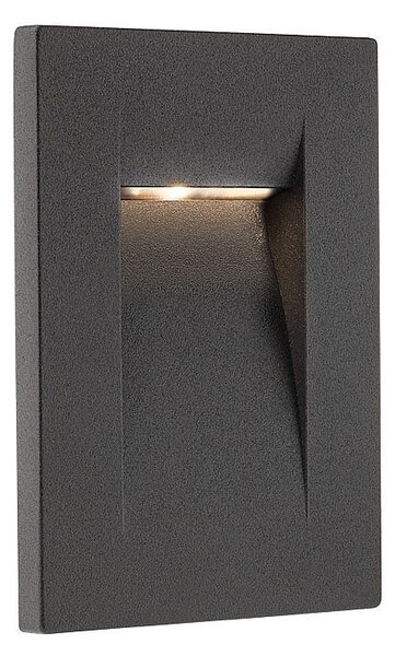 Redo 9638 LED venkovní zápustné orientační svítidlo Inner 1x3W | 106lm | 3000K | IP65 - tmavě šedá